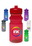 Custom 20 oz. Push Cap Bike Plastic Water Bottles, Price/piece