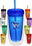 Custom Econo 16 oz. Double Wall Tumbler With Lid And Straw, Price/piece