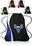 Blank 14W X 18H Color Splash Drawstring Backpacks, Price/piece