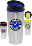 Blank 16 oz. Color Accent Travel Tumblers
