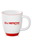 Custom 12 oz. Red Halo Bistro Coffee Cups, Price/piece