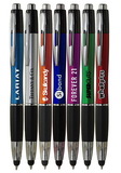 Custom Retractable Stylus Pens With Rubber Grip