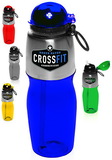 Custom 25 oz. Flip Action Water Bottles With Straw