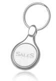 Blank Classic Round Metal Key Chains