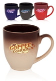 Custom 16 oz. Eclipse Gradient Ceramic Bistro Coffee Mugs