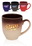 Custom 16 oz. Eclipse Gradient Ceramic Bistro Coffee Mugs, Price/piece