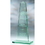 Custom GB1610 The Alfa Jade Glass Awards, Jade Glass Obelisk 5"W x 10 1/2"H x 1/2"T (M), Price/each