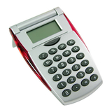 Custom Flip Top Silver Satin Calculator, 4