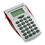 Custom Flip Top Silver Satin Calculator, 4" H x 2-11/16" W x 3/8" D, Price/each