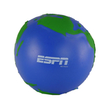 Custom Globe Stress Ball, 2 1/2