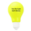 Custom Light Bulb Polyurethane Stress, 2-1/2" W x 4-1/16" H, Price/each