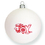 Custom 4" Round Holiday Ornament, Price/each