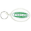 Custom Acrylic Keytag Oval, 2-1/4" x 1-1/2", Price/each