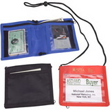 Custom Bi-Fold Neck Wallet, 9-1/2 X 5-1/4