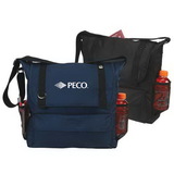 Custom 600D Polyester Messenger Bag, 17 X 15 X 4
