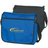 Custom 600D Polyester Messenger Bag, 14 X 12 X 4-1/2