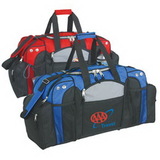 Custom 600D Polyester Deluxe Sports Bag, 27 X 13 X 11