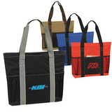 Custom 600D Polyester Travel Tote, 18