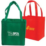 Custom Non-Woven Shopping Tote With Cardboard Bottom