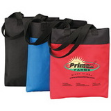 Custom 600D Polyester Two-Tone Tote Bag