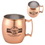 Custom Copper Color Plated Stainless Steel Moscow Mule Style Mug-Barrel Shape, Price/piece