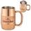 Custom 17 oz. Copper Color Plated Double-Wall Stainless Steel Moscow Mule Style Mug, Price/piece