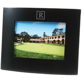 Custom Curved Wood Frame With Wide Borders, For 5 X 7 Pictures
