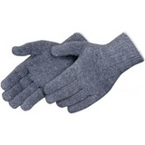 Blank Gray Cotton/Polyester Blend Work Gloves