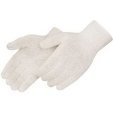 Blank Natural Cotton/Polyester Blend Work Gloves