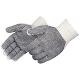 Blank Cotton/Polyester Gloves W/ Pvc 2-Sided Pvc Dots