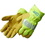 Custom Safety Lime Grain Pigskin Thermo Lined Driver/Work Gloves, Price/pair