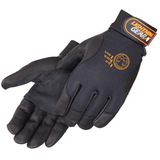Custom Premium Black Grain Goatskin Mechanic Gloves