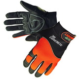 Custom Hi-Viz Simulated Leather Mechanic Gloves