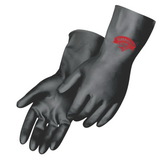 Custom Black Neoprene Unsupported Flock Lined Glove