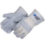 Custom Full Leather Cuff Split Cowhide Gloves