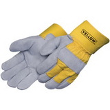 Custom Gray Select Split Cowhide Work Gloves