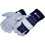 Custom Split Cowhide Work Gloves W/ Denim Cuff, Price/pair