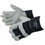Custom Split Cowhide Work Gloves W/ Denim Cuff & Palm Patch, Price/pair