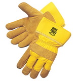 Custom Pile Lined Split Cowhide Work Gloves