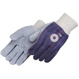 Custom Clute Pattern Split Leather Work Gloves