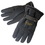 Custom Black Water-Resistant Winter Glove With Gripped Palm & Fingers, Price/pair