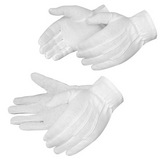 Blank Formal White Dress Gloves, 100% Cotton