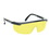 Custom Amber Lens With Black Framelarge Single-Lens Safety Glasses / Sun Glasses, Price/piece