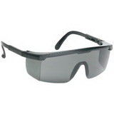 Custom Gray Lens With Black Framelarge Single-Lens Safety Glasses / Sun Glasses