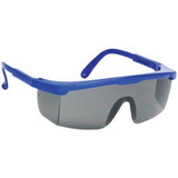 Custom Gray Lens With Blue Framelarge Single-Lens Safety Glasses / Sun Glasses