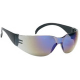 Custom Blue Mirror Lens With Self-Color Framelightweight Safety Glasses / Sun Glasses
