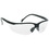 Custom Clear Lens W/ Black Framewrap Around Safety Glasses, Price/piece