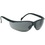 Custom Gray Anti-Fog Lens W/ Black Framewrap-Around Safety Glasses / Sun Glasses, Price/piece