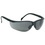 Custom Gray Lens W/ Black Framewrap-Around Safety Glasses / Sun Glasses, Price/piece