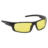 Custom Amber Lens W/ Black Framecontemporary Style Safety Glasses / Sun Glasses